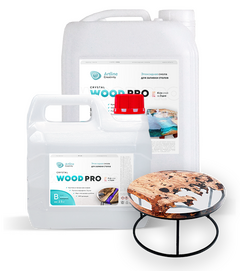Эпоксидная смола для заливки столешниц Artline Wood PRO epoxy (2-компонентная)
